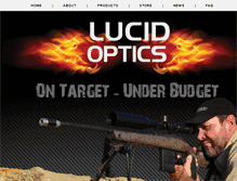 Tablet Screenshot of lucidoptics.com